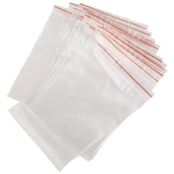 100-Pack - 5,5x6,5 cm Ziplock / Zip Lock Bags Transparent