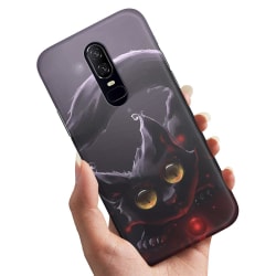OnePlus 6 - Skal / Mobilskal Svart Katt