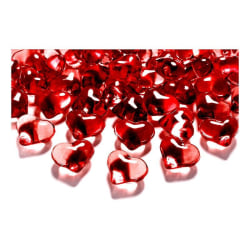 30-pack - Kristallhjärtan - Alla hjärtans dag Röd