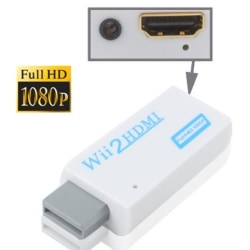 Wii till HDMI (1080p) Omvandlare / Konverter multifärg