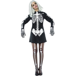 Skelettklänning / Skelett Maskeraddräkt - Halloween & Maskerad