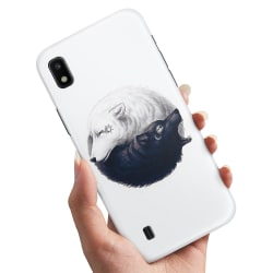Samsung Galaxy A10 - Cover / Mobilcover Yin & Yang Wolves