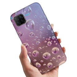 Huawei P40 Lite - Cover / Mobilcover Bubbles
