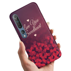 Xiaomi Mi 10 - Skal / Mobilskal Hjärtan Love