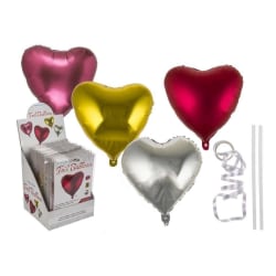 Folieballong Hjärta - Alla hjärtans dag - Ballong - Välj färg Guld