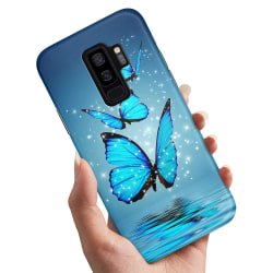Samsung Galaxy S9 Plus - Skal / Mobilskal Glittrande Fjärilar