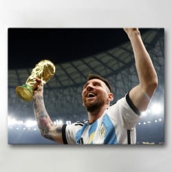 Canvastavla / Tavla - Messi World Cup - 40x30 cm - Canvas