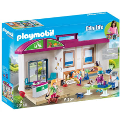 Playmobil City Life Veterinärklinik - Dockskåp multifärg