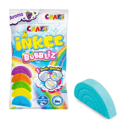 Badebombe for barn - Inkee Bubbliz - 5 forskjellige farger Multicolor