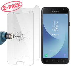 2-Pack - Samsung Galaxy J3 (2017) - Skærmbeskytter i hærdet glas