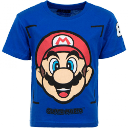 Super Mario T-shirt för Barn Blue 104 cm