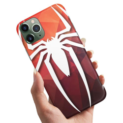 iPhone 12 Mini - Deksel / Mobildeksel Spider-Man Symbol