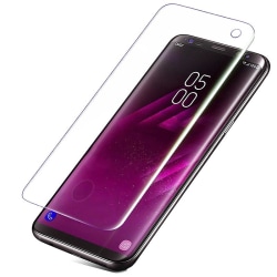 Näytönsuoja Samsung Galaxy S10 - Täysi peittävä lasi Transparent