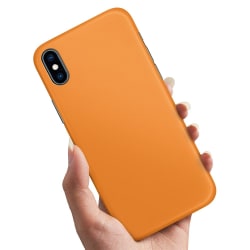 iPhone X/XS - Cover / Mobilcover Orange Orange
