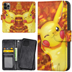 iPhone 13 Pro Max - Pokemon Wallet Cover Multicolor