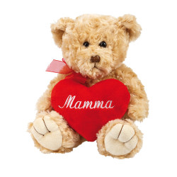 Nallebjörn med Hjärta Mamma - Gosedjur - Mors Dag