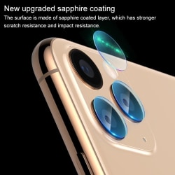 iPhone 11 Pro Max - Näytönsuojakamera / Suojalasi - Karkaistu Transparent