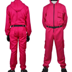 Squid Game Maskeraddräkt - Cosplay Suit Red XL