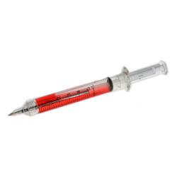 Bläckpenna / Sprutpenna - Penna med Fejkblod Röd