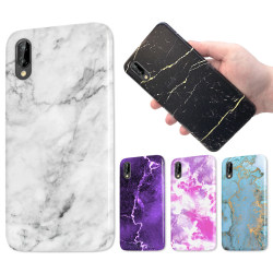 Huawei P20 - Marble Shell / Mobil Shell - Over 60 motiver MultiColor 49