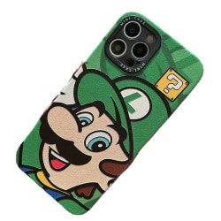 Cartoon Big Face Mario iPhone etui Soft Shell F2 Green Luigi 12