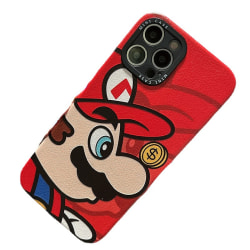 Cartoon Big Face Mario iPhone etui Soft Shell F1 Red Gold Mario 14