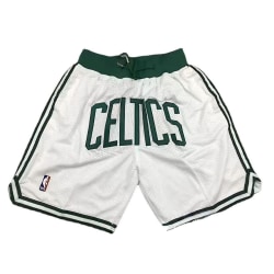 Nba Celtics White Ball Pants Sportshorts Basketbyxor M