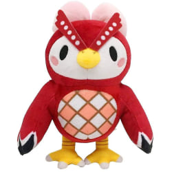 Animal Crossing Nya blad plysch samlarobjekt Owl Doll Toy