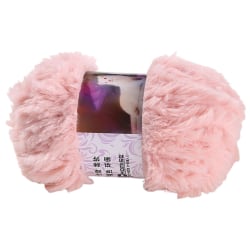 1 rulle 50g Fluffig hudvänlig virktråd Polyester Klar textur Stickning Bomullsgarn Klädtillbehör Beige Pink