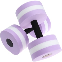 Paket med 2 hantlar med fitness för vattenträning Purple