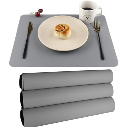 Silikonunderlägg, bordsmattor Set med 4 vattentäta värmebeständi