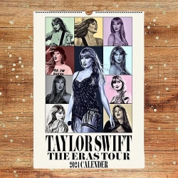 Taylor Calendar 2024, Swift Musikplakater Kalender Vægkalender Til Gave Musikelsker Taylors Fan
