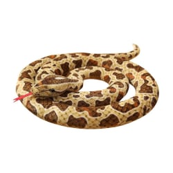 Hauska sarjakuva Snake pehmo 300cm Brown