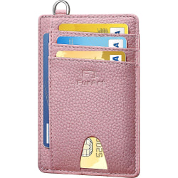 Ohut minimalistinen lompakko, taskulompakot edessä, RFID-esto, luottokorttipidike miehille ja naisille