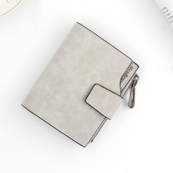 plånbok mobilplånbok plånboks kortplånbok dam PU Läder ljusgrått
