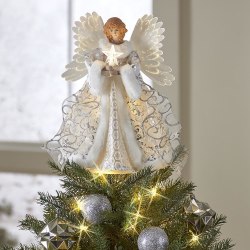 Julgran topp ängel hänge Vit ängel hemdekoration Julgran dekoration Uppståndelse festival dekoration, A