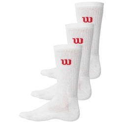 WILSON Crew 3-pack Socks White