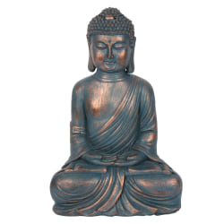 Istuva Buddha / Sininen Korkeus noin 34 cm