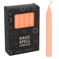 12-Pack Rituals CONFIDENCE lysekrone - Candle Magic Orange