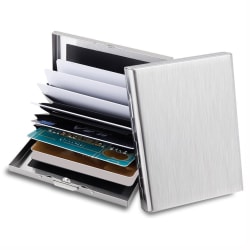 10 Tray XL Design Ruostumaton teräs Korttiteline vähintään 10 kortille Silver