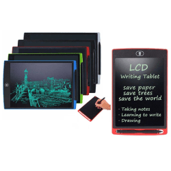 Strålningsfri LCD 8.5" Ritplatta Skrivplatta.Rita Radera Repeter Svart-Grön