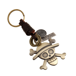 Vacker nyckelring i Steampunk-stil - dödskalle