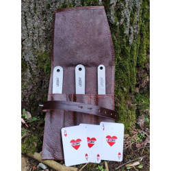 ACEJET - Läderfodral för knivar och verktyg - handgjord i äkta l