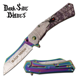 Dark Side Blades - DS-A071RB - fällkniv MultiColor regnbåge