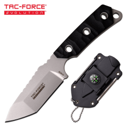 TAC-FORCE - EVOLUTION - TFE-FIX011-BK - FIXED BLADE NECK-KNIFE
