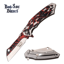 Dark Side Blades - DS-A067BRD - folding knife MultiColor röd svart