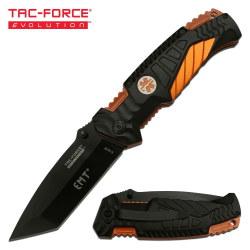 TAC-FORCE - EVOLUTION - A028T - EMT - ASSISTED FOLDING KNIFE Orange