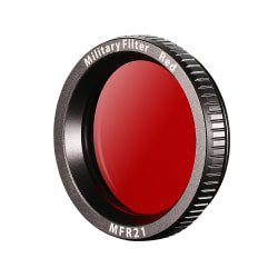 NITEYE by JETBeam - Military Filter MFR21 37,5 IIIM Pro - punainen Red