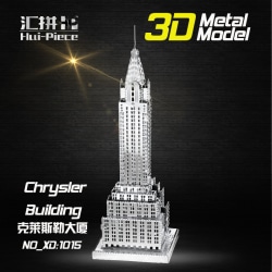 3D Pussel Metall - Berömda Byggnader - Chrysler Building