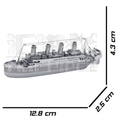 3D Pussel Metall - Berömda Fartyg - Titanic
